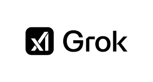 Grok AI logo featuring a sleek, modern design symbolizing advanced artificial intelligence innovation.