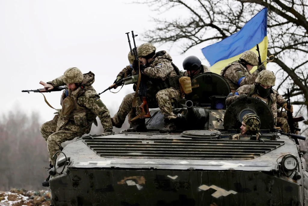 Smoke rises from battlefield amid explosions in Ukraine as Russia reports heavy casualties of Ukrainian and foreign troops.