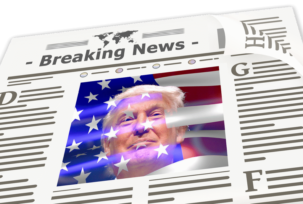 DonaldJ Trump breaking news.