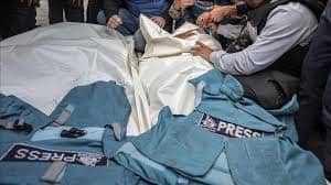 Devastation at the site in Gaza City where five Al Jazeera journalists were killed in an Israeli airstrike, highlighting the dangers faced by media personnel in conflict zones.