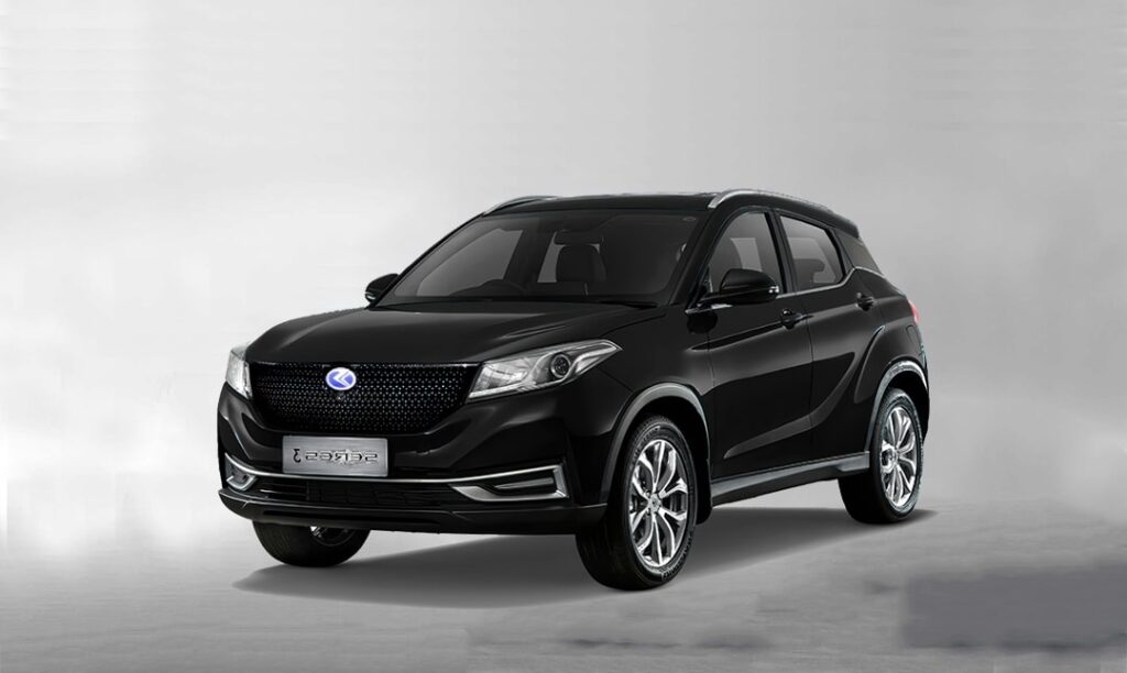 Mini EV Series electric car parked on a street in Nepal, showcasing its compact design and eco-friendly features.