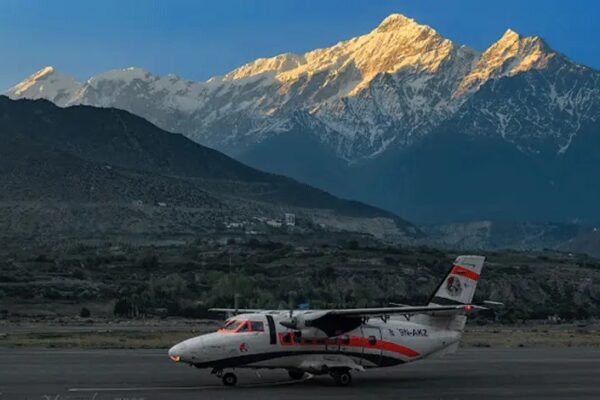 Summit Air and Tara Air airplanes grounded at Jomsom airport due to winter weather