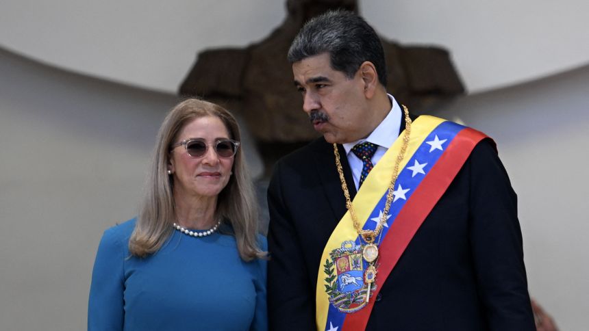 Cilia Flores, wife of Venezuelan President Nicolás Maduro, attending an official government event in Venezuela.